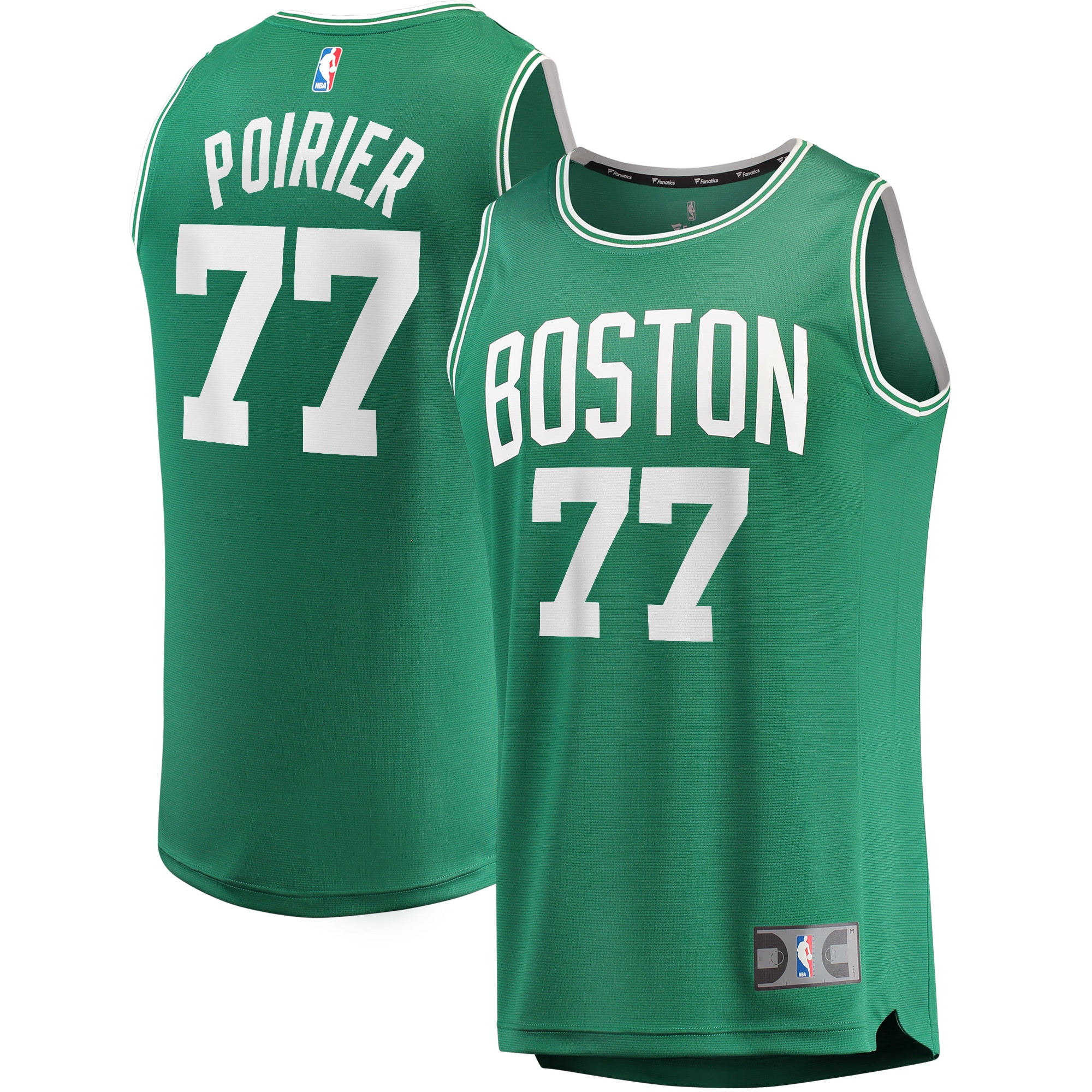 Vincent Poirier Boston Celtics Fanatics Branded Fast Break Player Jersey – Icon Edition – Green NBA