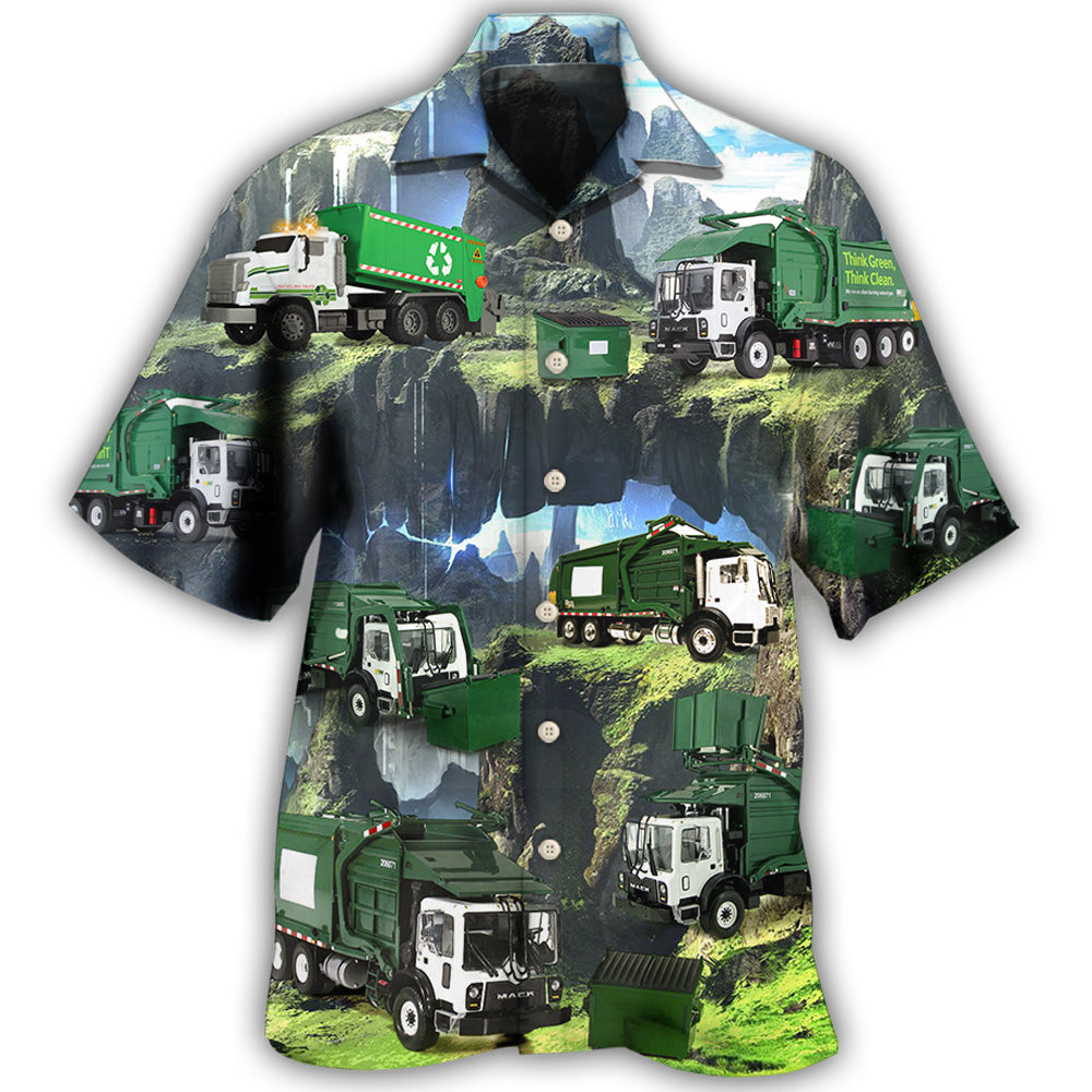 Truck Us Waste Collector Style Hawaii Shirt Ha105270