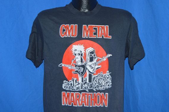 80S Cmj Metal Marathon Express Music Festival Shirt