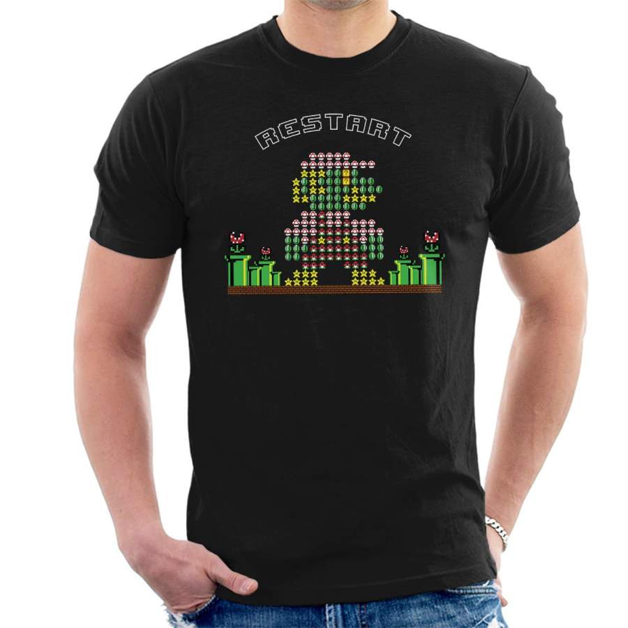 Super Restart Super Mario Men’s T-Shirt