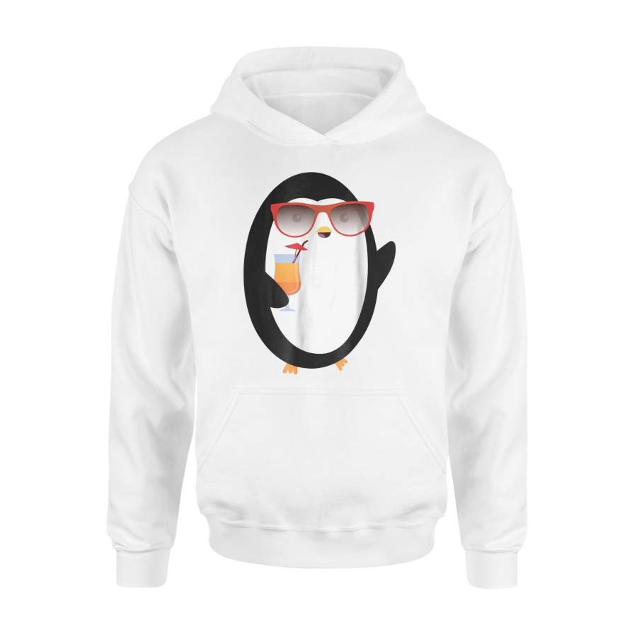 Hawaiian Hula Penguin Luau For Him Hoodie