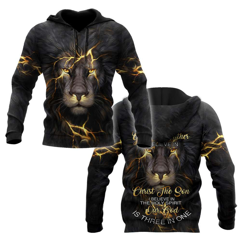 Lion Faith In God – 3D All Over Printed Style For Men And Women