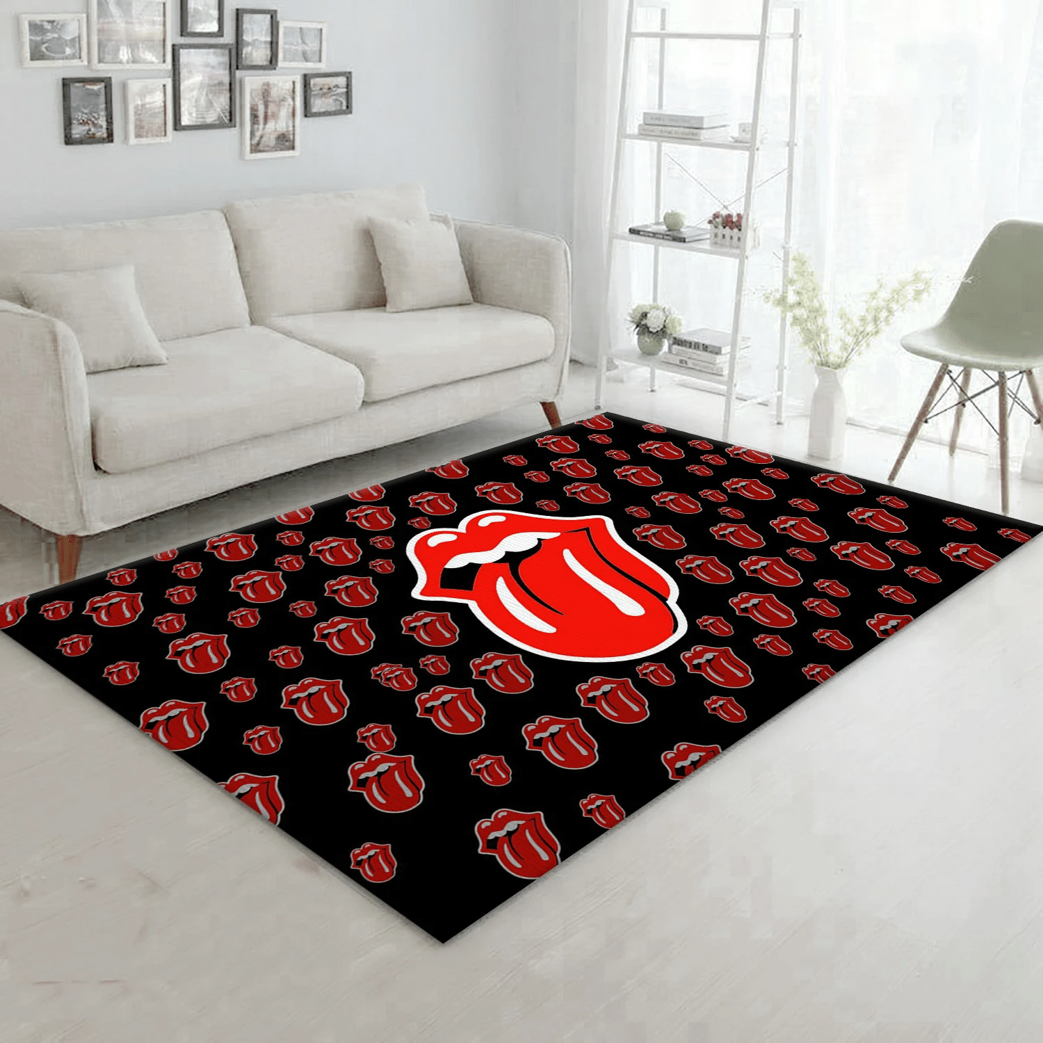 The Rolling Stones Rock Band 2 Music Area Rug Carpet, Living Room  Rug – Us Gift Decor