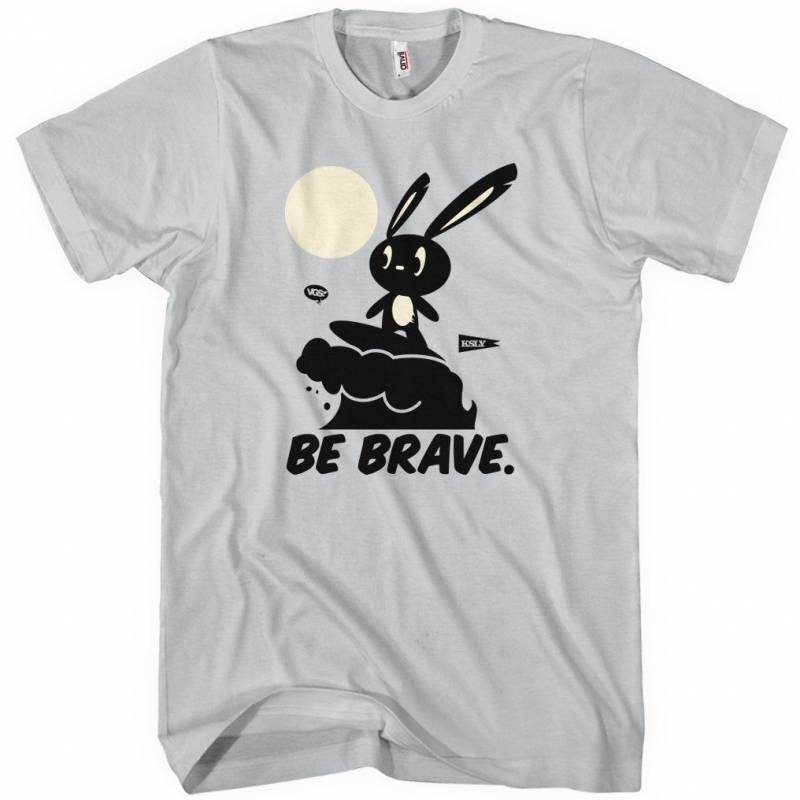 Crushtee Be Brave Unisex Killerslayer Rabbit Tee T-shirt Hoodie