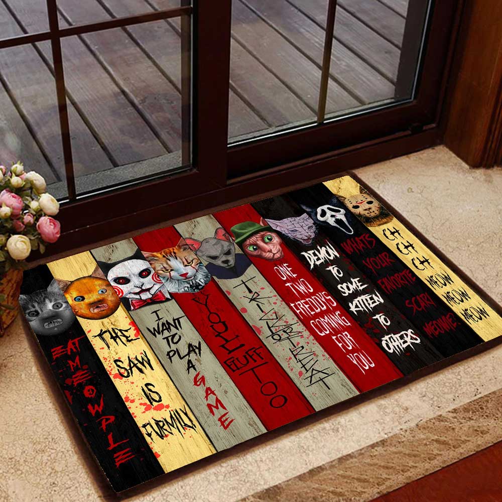 Cats Halloween All Over Printing Doormat Pre2320