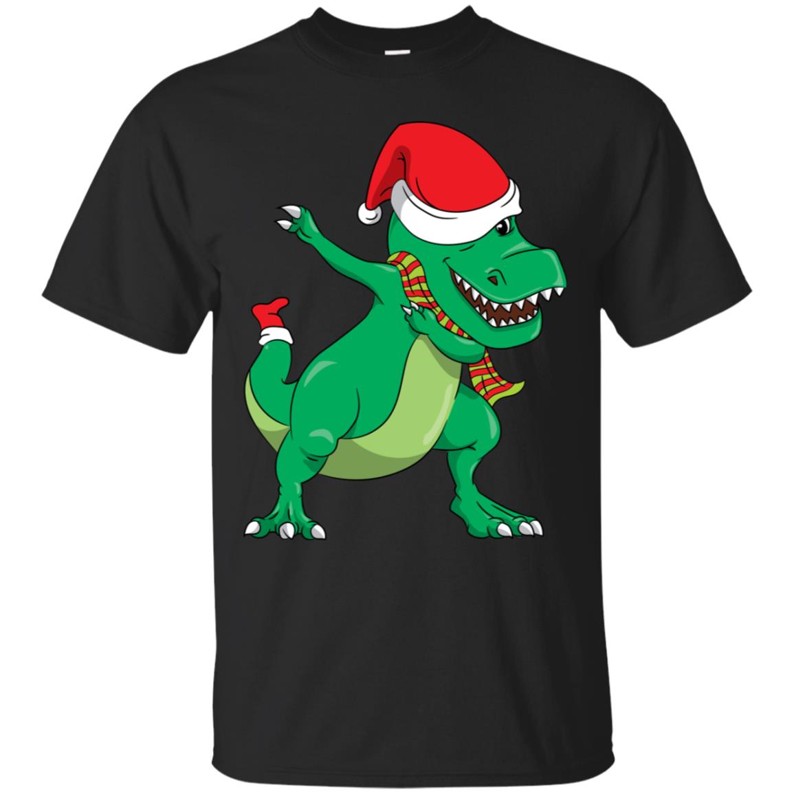 Christmas Shirt with Dabbing Daddysaurus T-rex Dinosaur