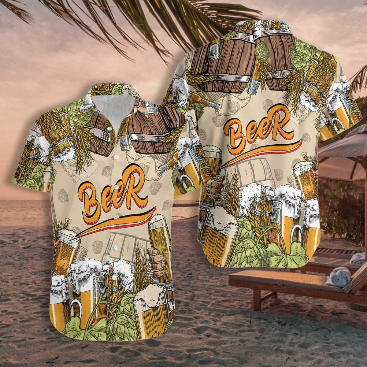 Drinking Beer Hawaii Shirt Unisex Adult Ha27758