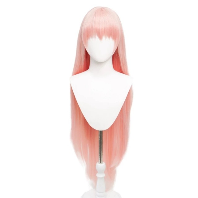 Anime Ryuu to Sobakasu no Hime Cosplay Naito Suzu Belle Dress Women Girls Halloween Party Costume Props Long Pink Hairs Wigs alx