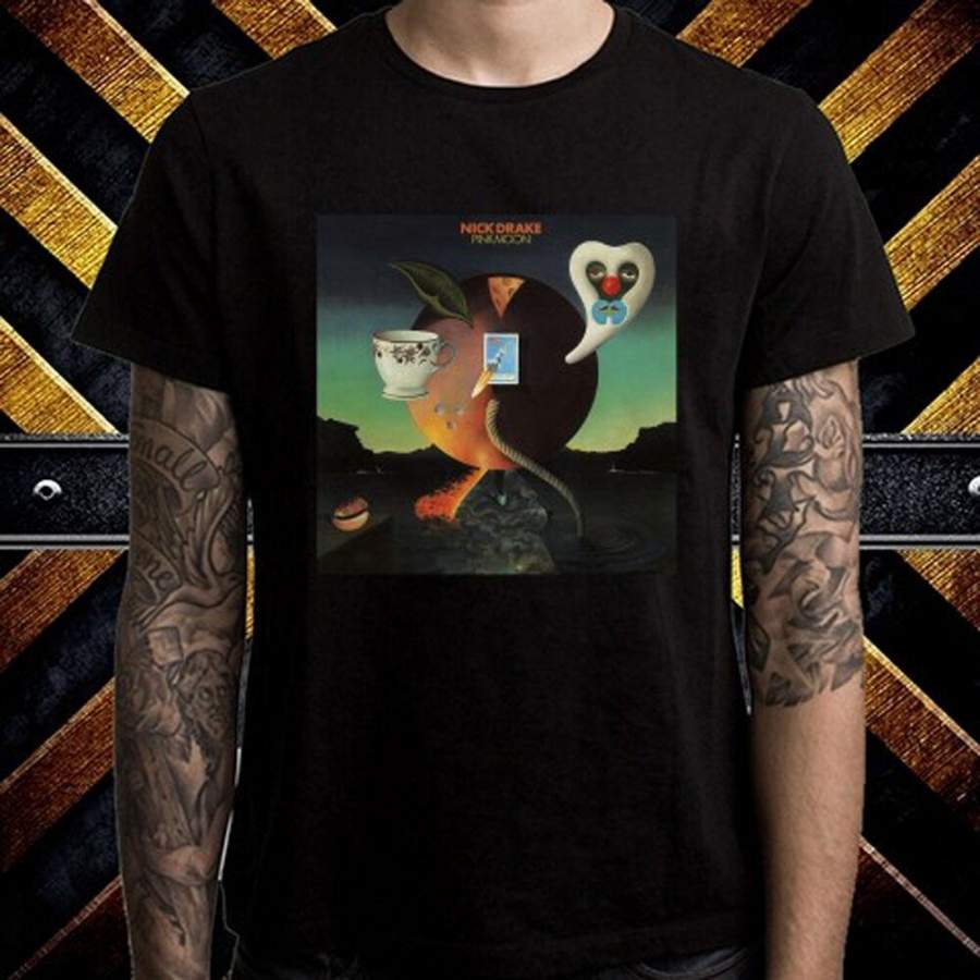 Nick Drake Pink Moon Singer And Musician Men’S T-Shirt Size S To 3Xl