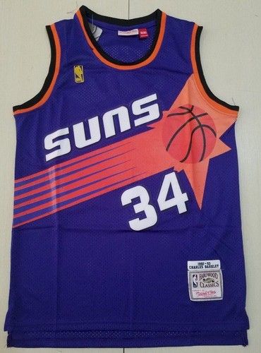 Phoenix Suns Charles Barkley 34 Blue Classics Edition Tanktop Jersey