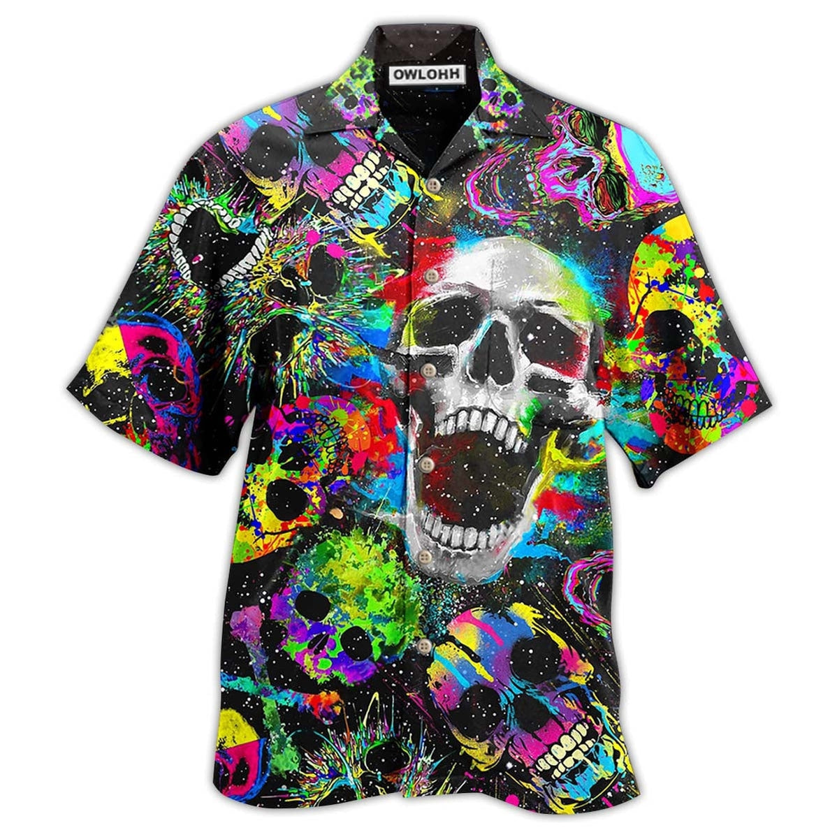 Skull Scare Cool Style Hawaii Shirt Ha17804