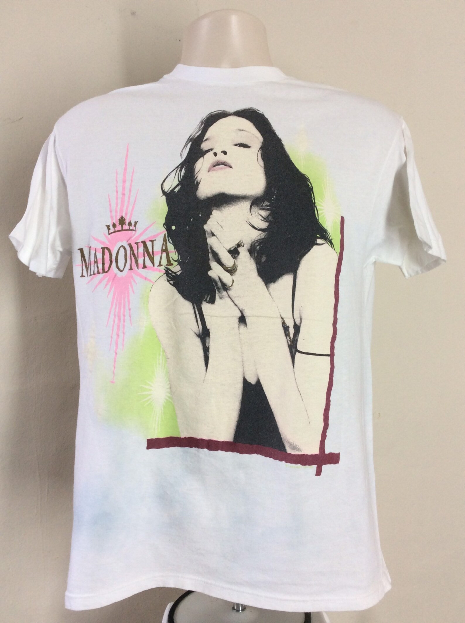 Vtg 1989 Madonna Like A Prayer T Shirt Ml 80S Pop Dance Music