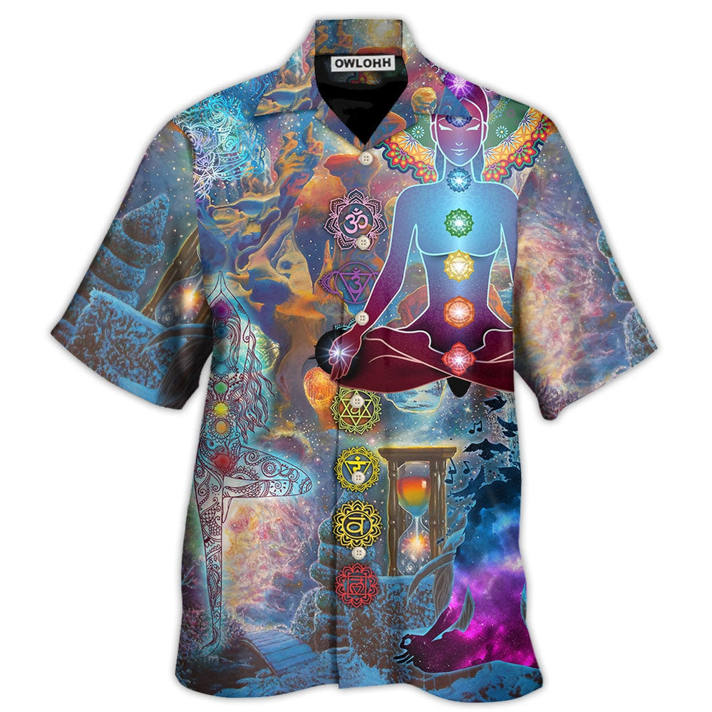 Yoga Galaxy Peace Your Soul – Hawaiian Shirt  – Owl Ohh