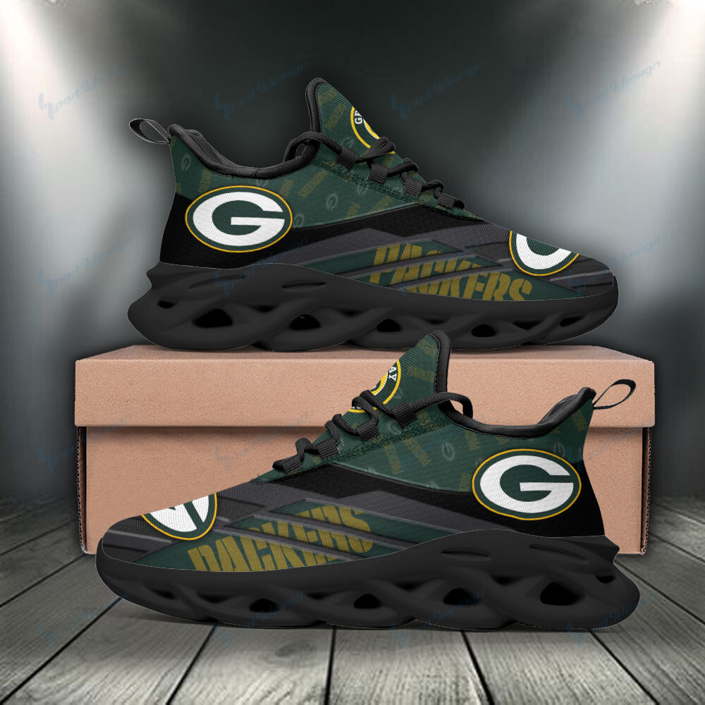 Green Bay Packers Yezy Running Sneakers Bb559