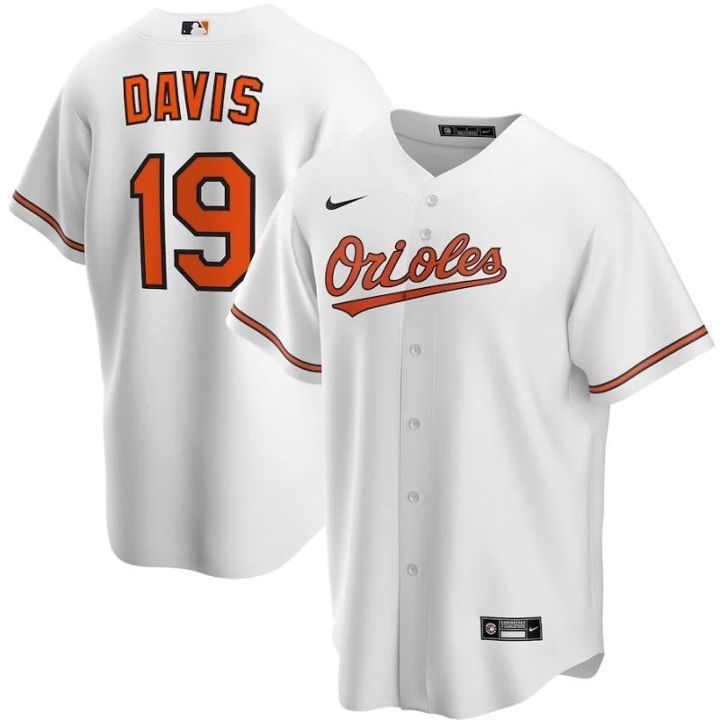 Baltimore Orioles Chris Davis #19 2020 MLB White Jersey