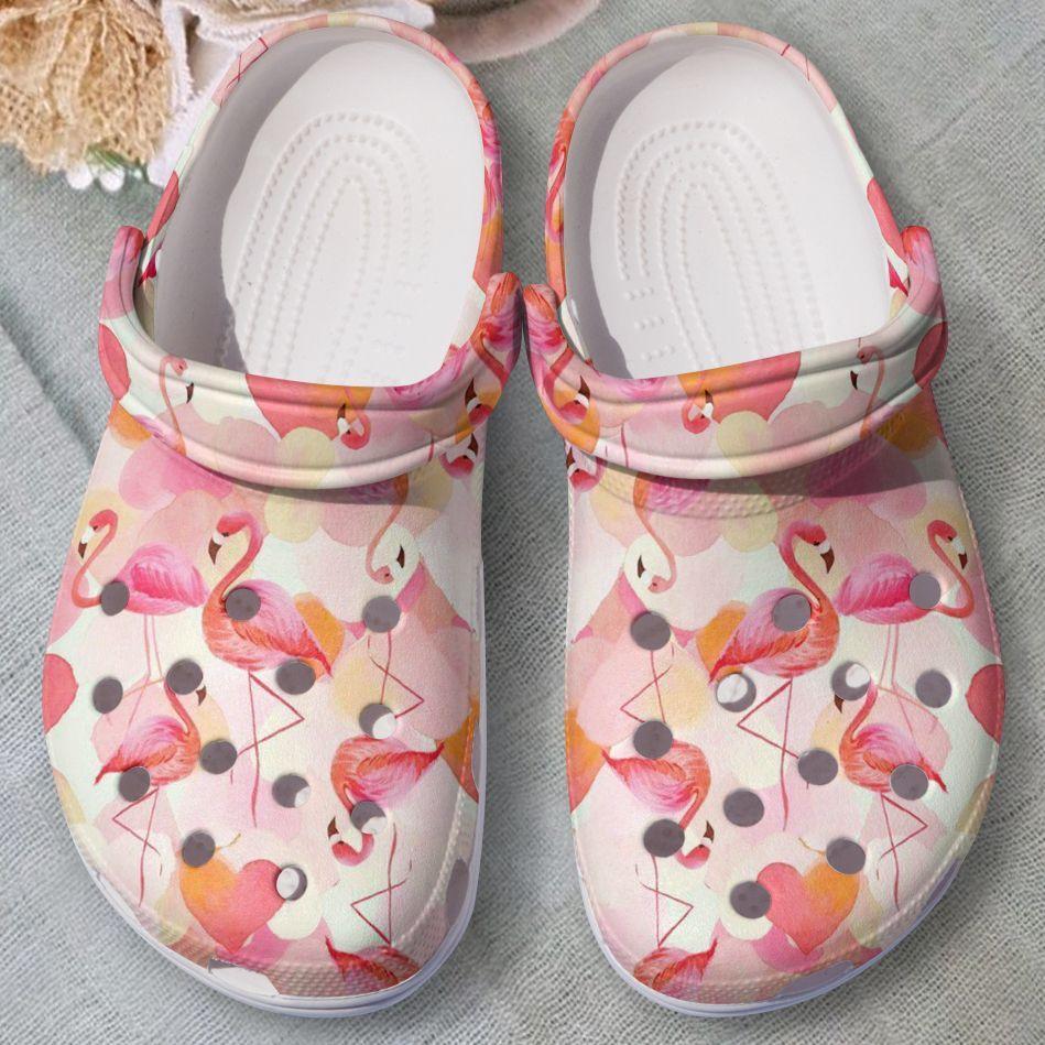 Flamingo Pink Vibes 09 Clog Clogs Clogband Clog