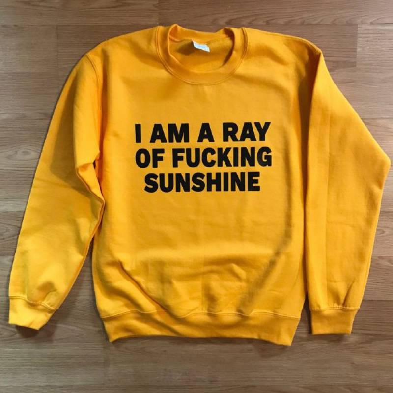 I Am A Ray Of Fucking Sunshine Sweatshirt T-Shirt