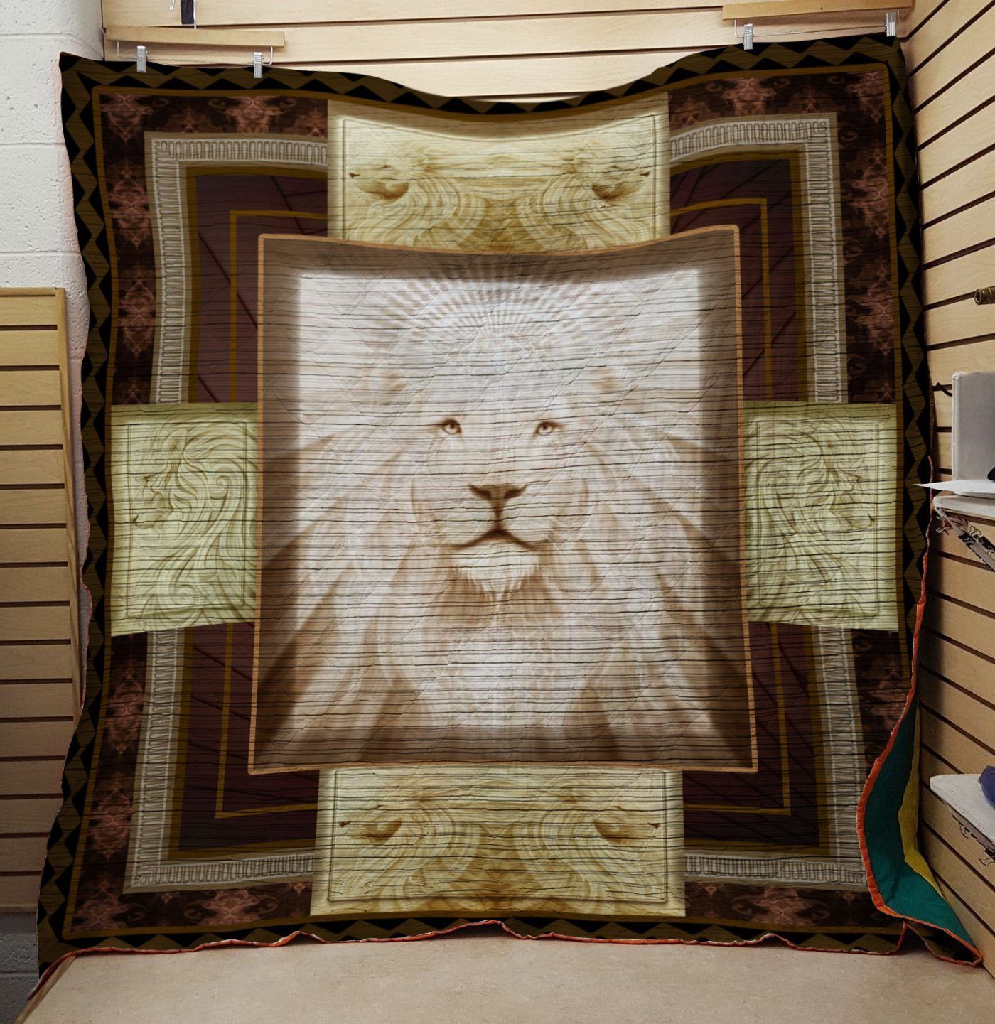 LION 4 3D Quilt Blanket HGM6