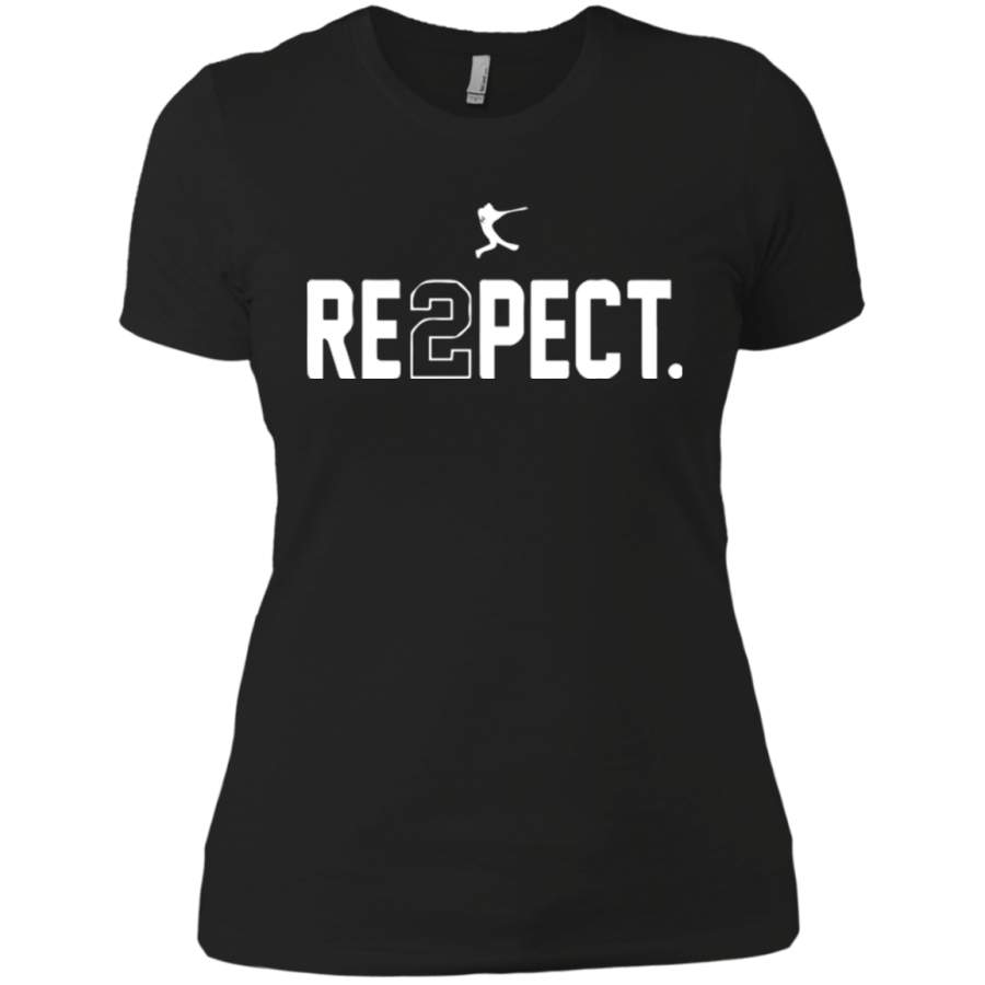 AGR Derek Jeter RESPECT – RE2PECT – Derek Jeter Final Season shirt (1) Ladies’ Boyfriend shirt