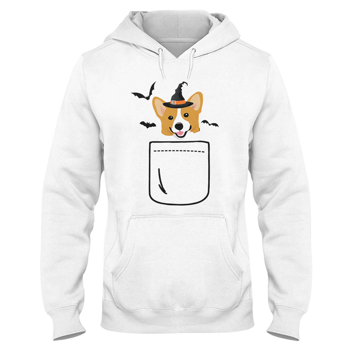 Corgi In The Pocket For Halloween Corgi Shirt For Men And Women, Funny Corgi Halloween Hoodie