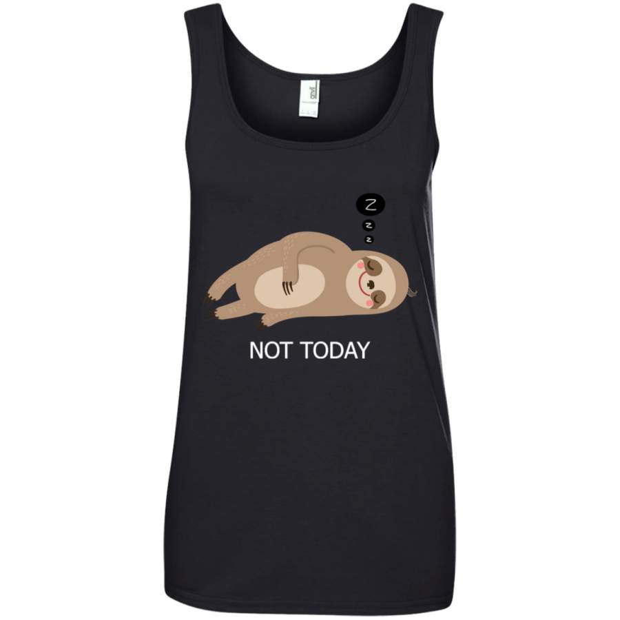 AGR Cute Sloth Dreaming Shirt Ringspun Tank Top