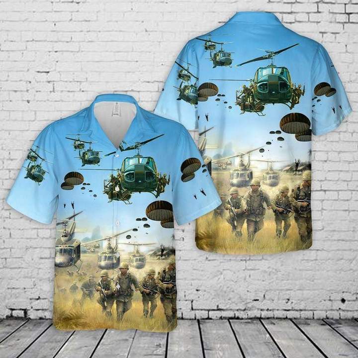 Us Army Parachute Hawaii Shirt For Men Women Adult Ha36101