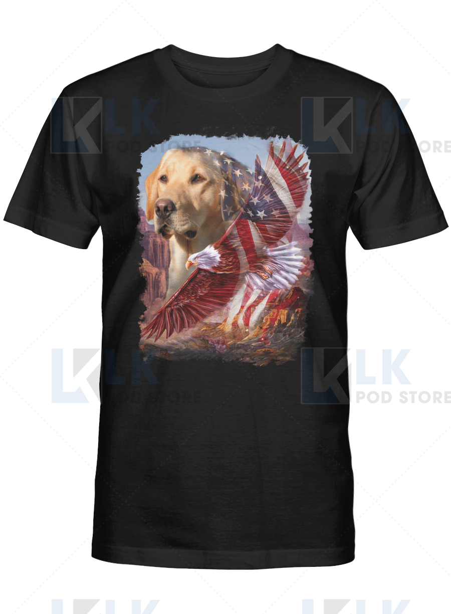 Labrador – Shirt American Patriot [Id3-B]