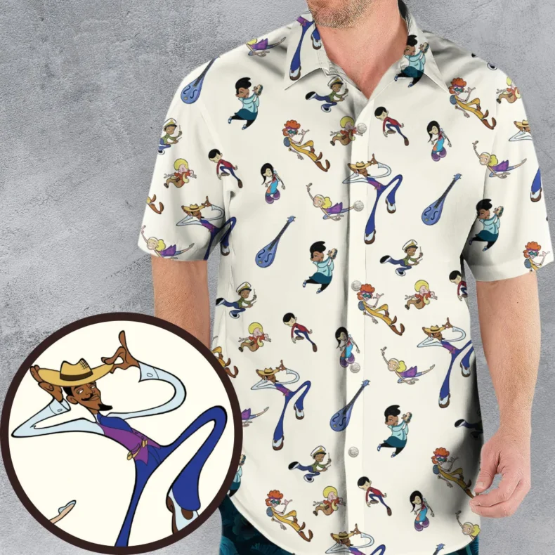 Class Of 3000 Characters Pattern Hawaiian Shirt