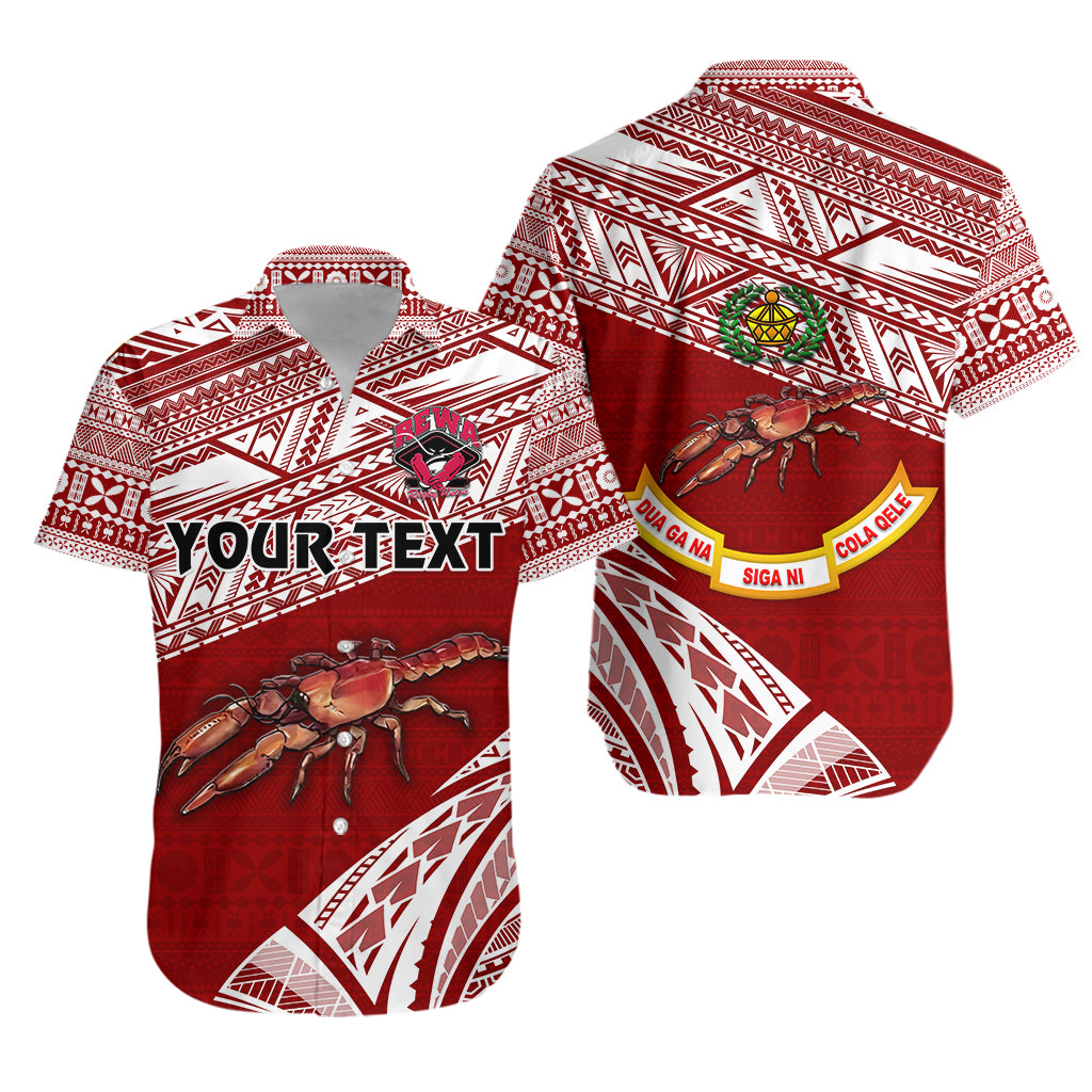 (Custom Personalised) Fiji Rewa Rugby Union Hawaiian Shirt Special Version – Red Lt8