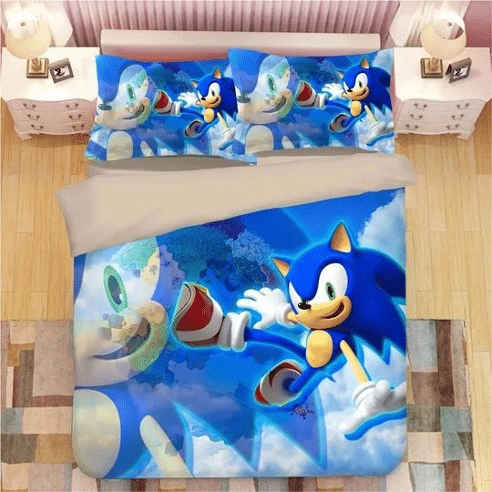 Sonic The Hedgehog 25 Duvet Quilt Bedding Set 4