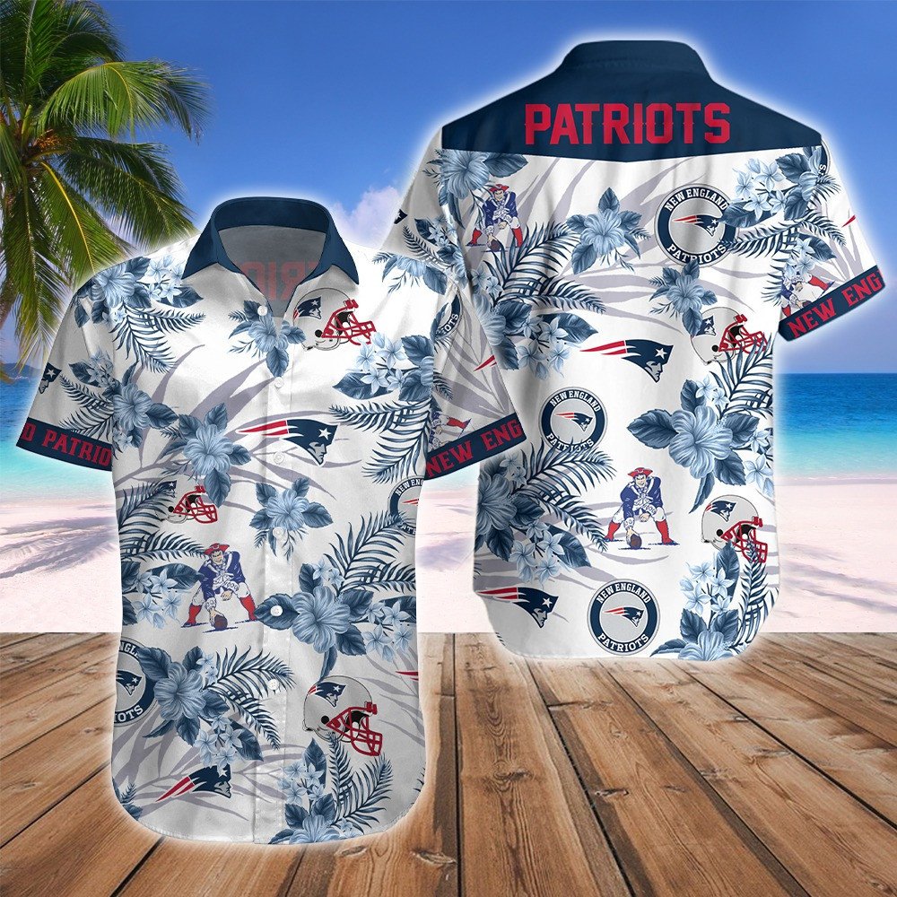 New England Patriots Button Shirts Bg246