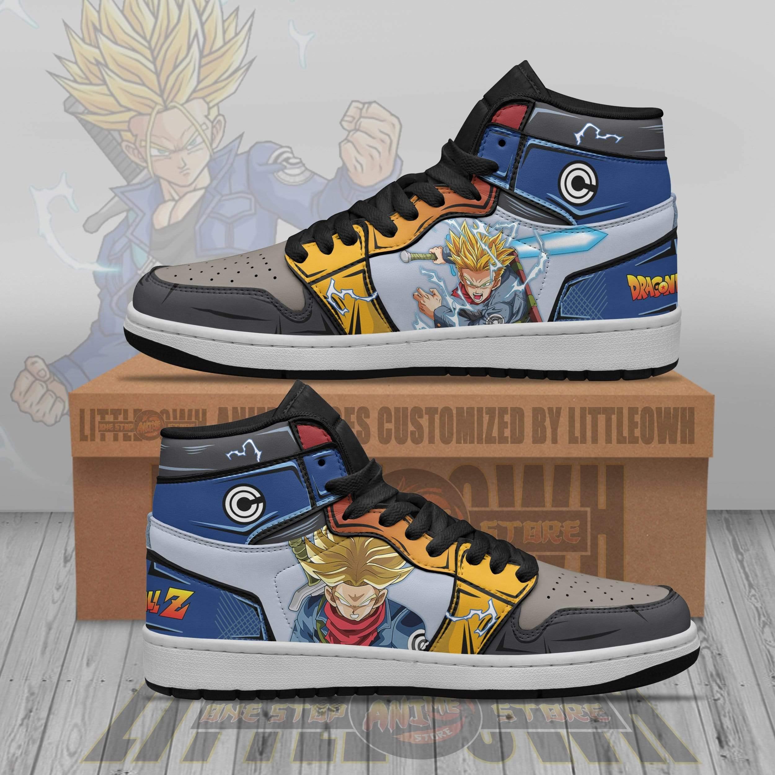 Trunks Shoes Custom Dragon Ball Z Anime Jd Sneakers – Katheri Store