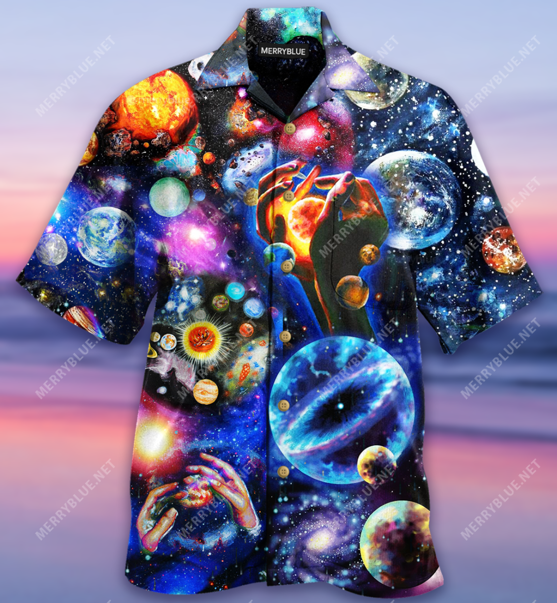 The Galaxy Above Unisex Hawaii Shirt Ha45895