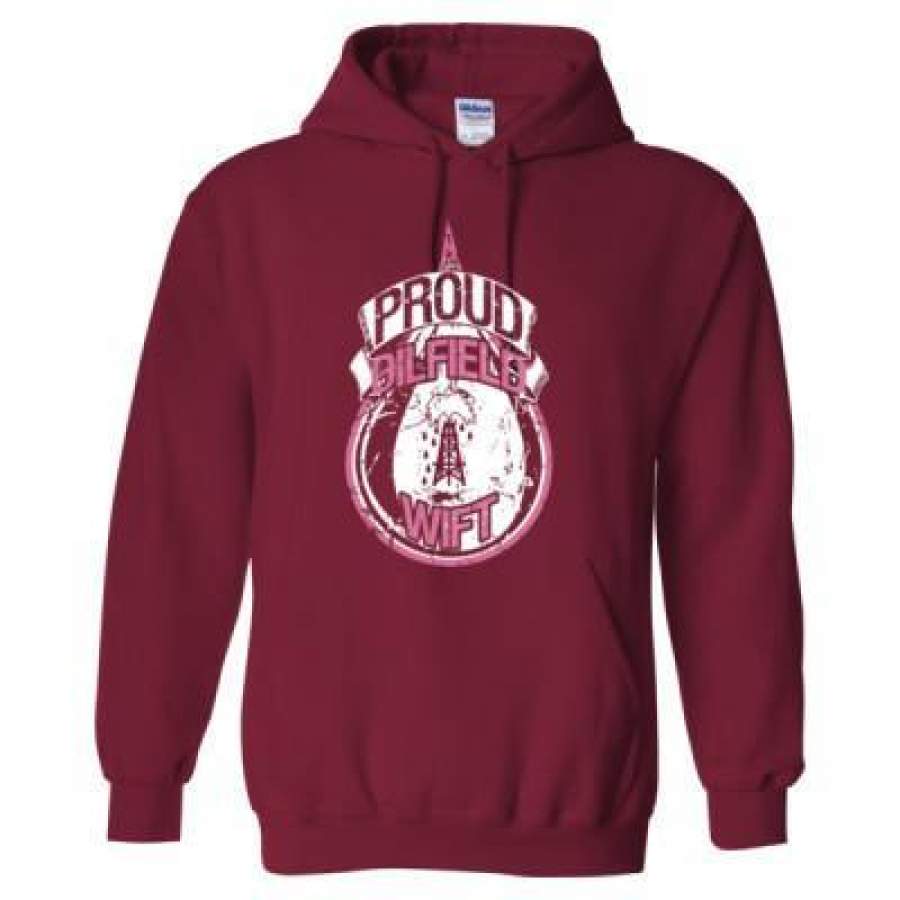 AGR Proud Oil Field Wife – Heavy Blend™ Hooded Sweatshirt