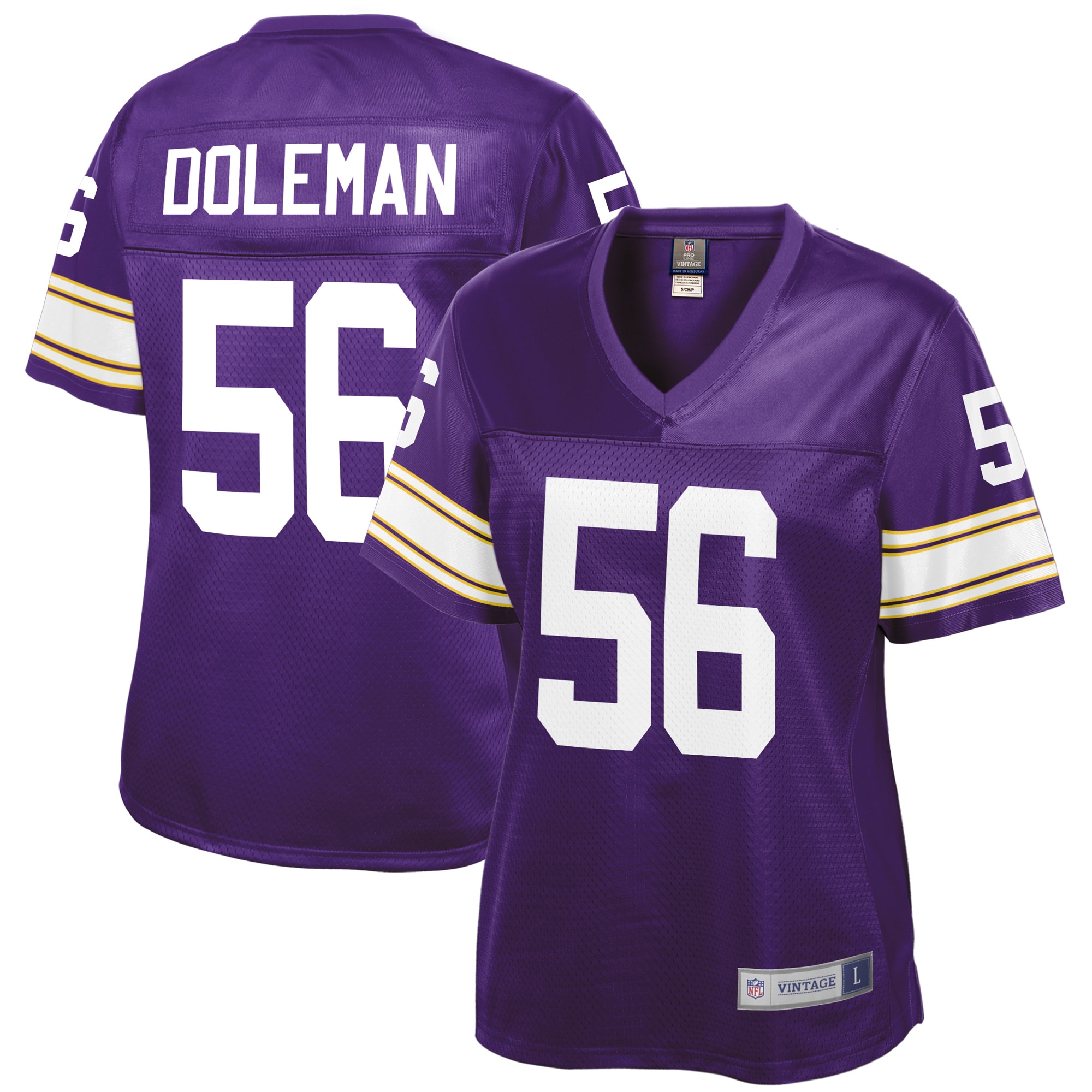 Chris Doleman Minnesota Vikings NFL Pro Line Womens Retired Player Jersey – Purple