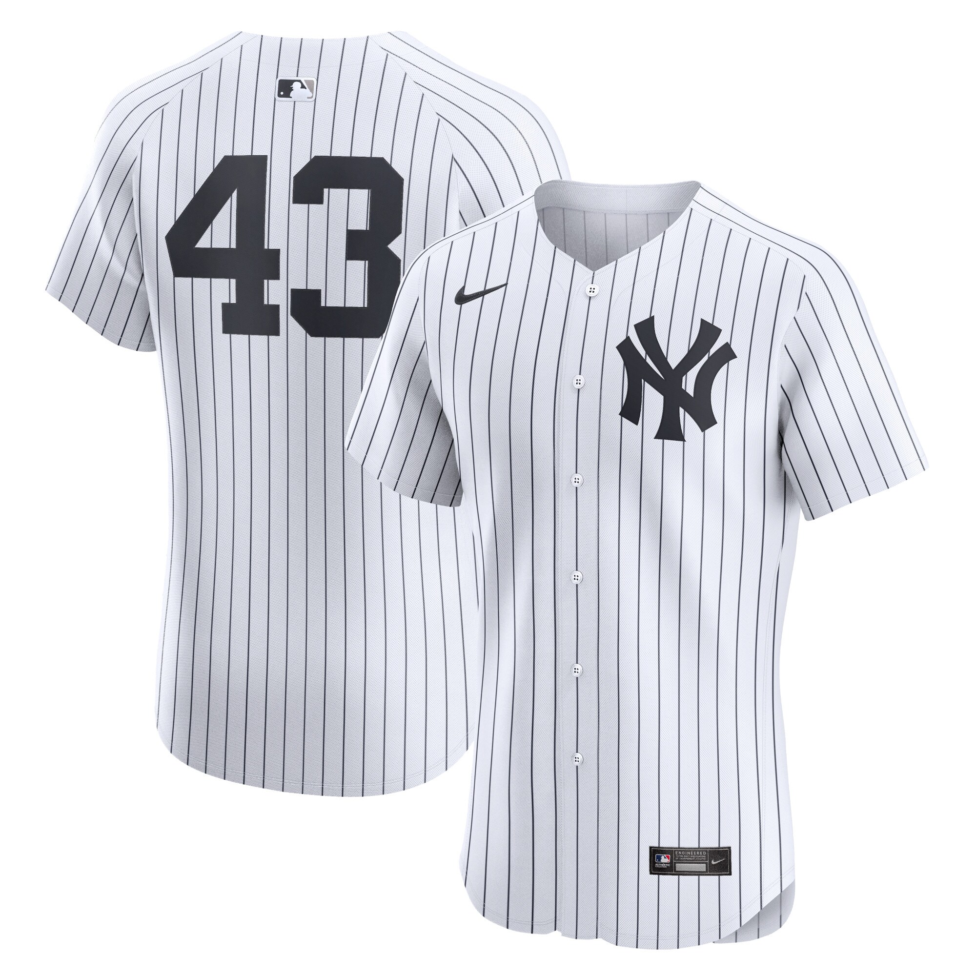 Jonathan Loáisiga New York Yankees Home Elite Player Jersey – White