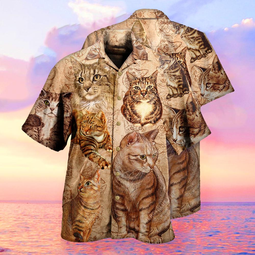 Cat Lover Hawaii Shirt For Men Women Adult Ha27914