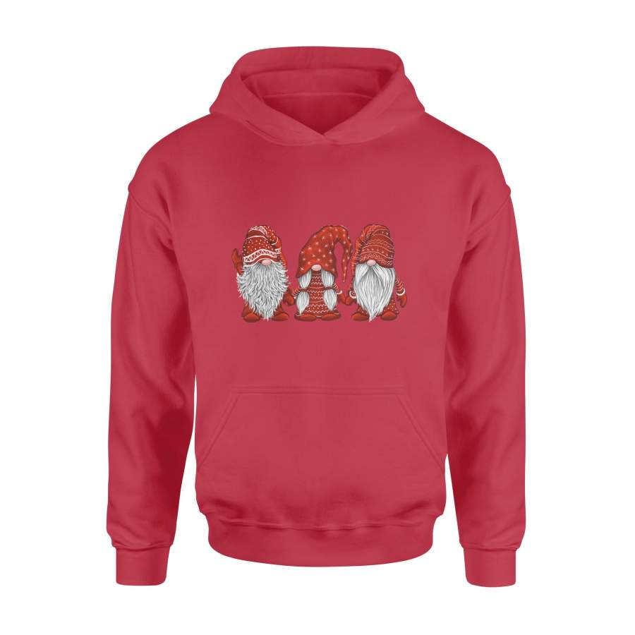 Christmas Scandinavian Gnomes Clipart Hoodie