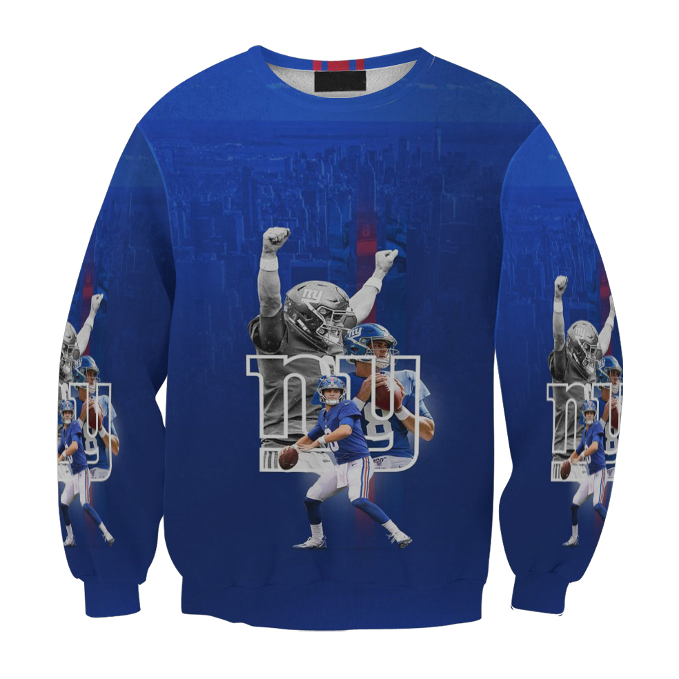 New York Giants Daniel Jones1 Gift For Fan 3D Full Printing Sweatshirt