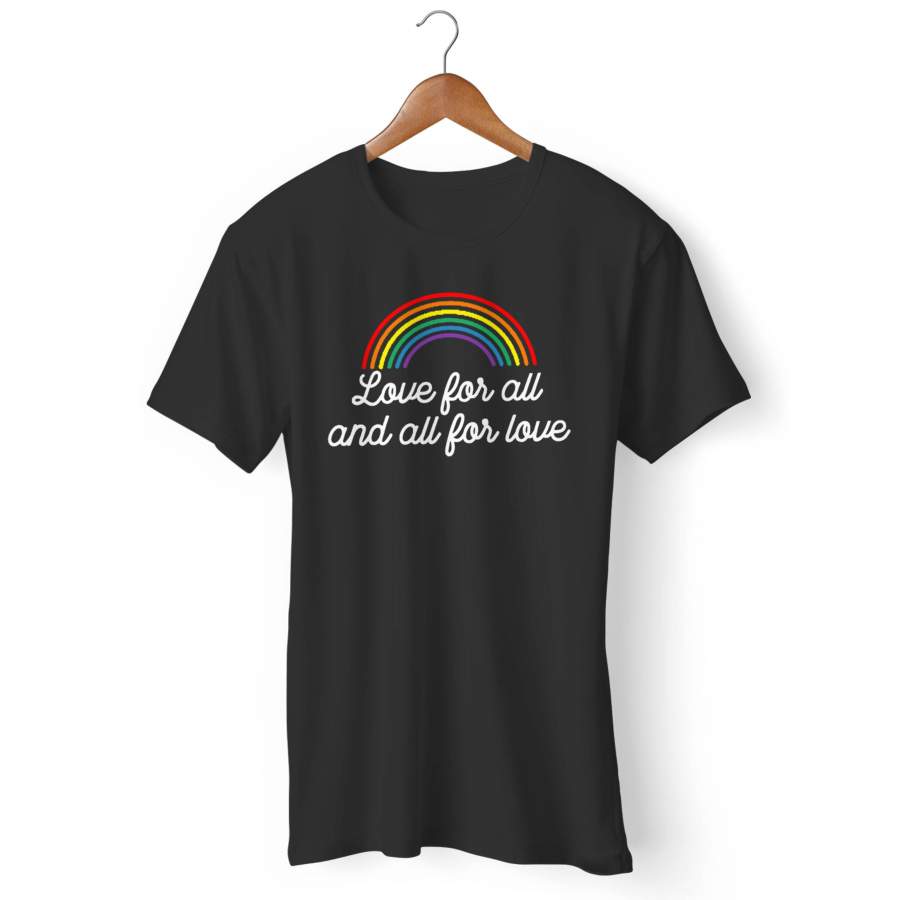 Gay Rainbow Gay Af Lgbt Love For All And All For Love Man’s T-Shirt