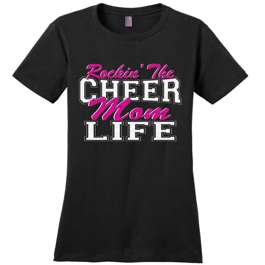 Rockin’ The Cheer Mom Life Cheer Mom Shirts