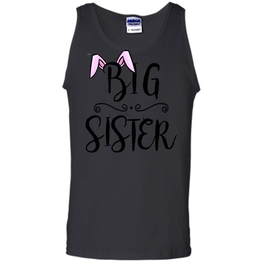 BIG SISTER FINALLY EASTER BUNNY T-SHIRT BABY ANNOUNCEMENT Tank Top