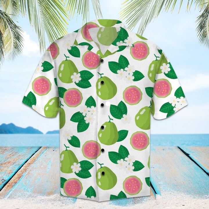 Amazing Guava Exotic Fruits Hawaiian Shirt Summer Button Up For Men, Women, Couple