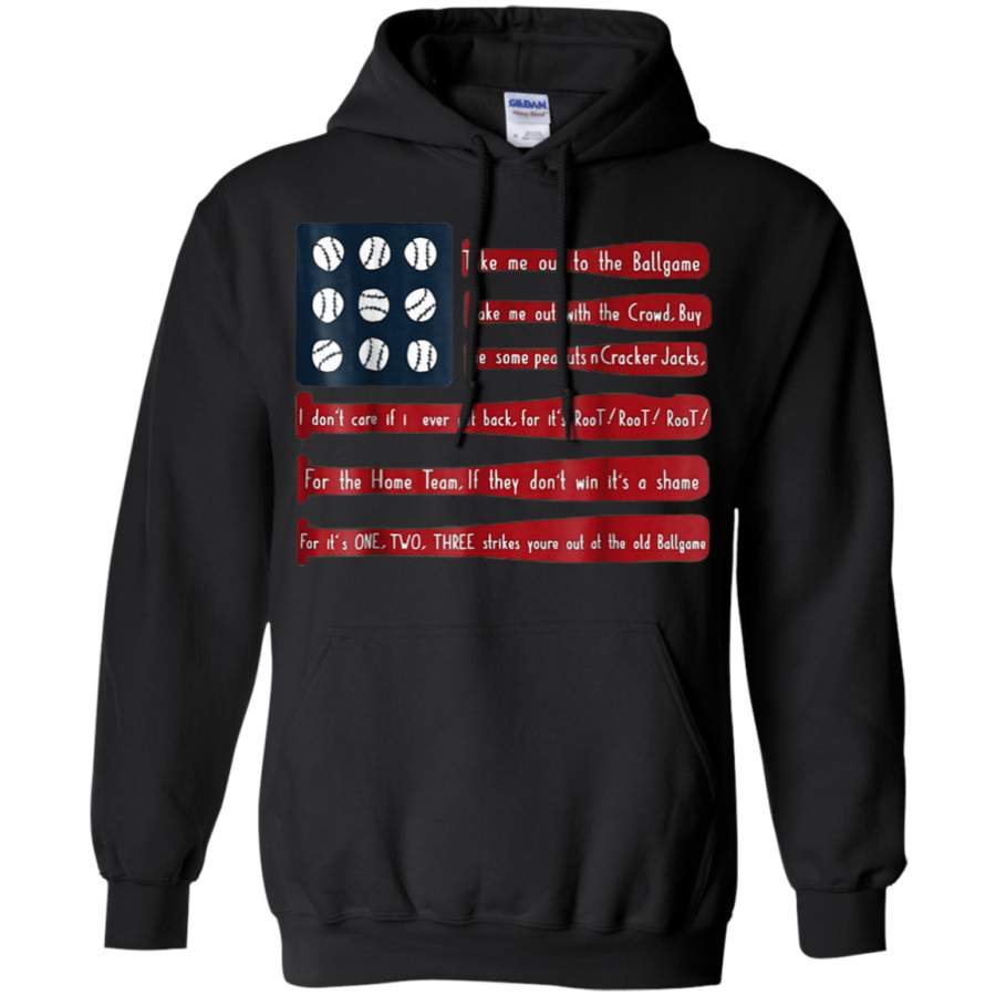 AGR Take me out to the ballgame take me out with crowd i don’t c Hoodie