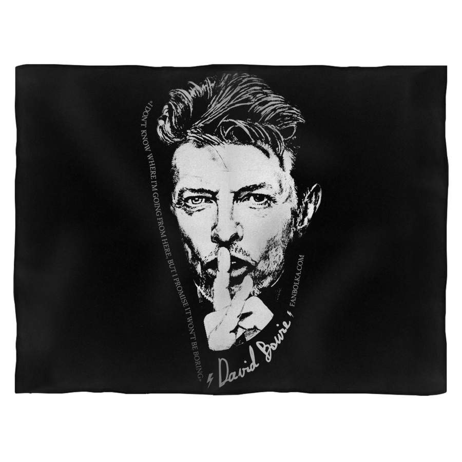 David Bowie Art Blanket