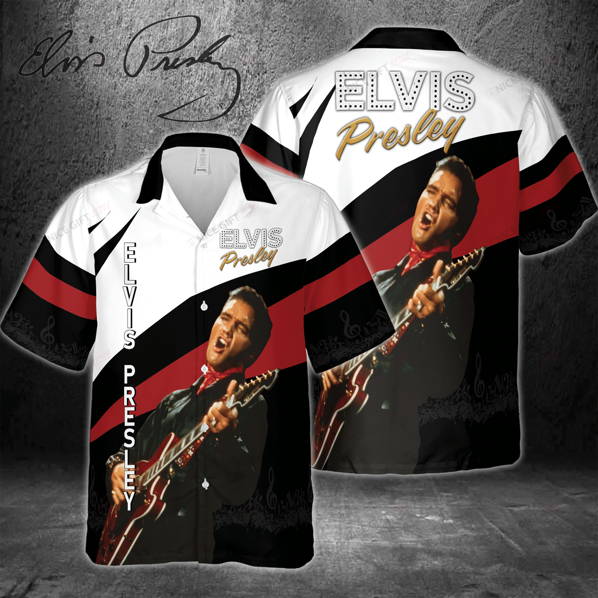 Elvis Presley Hawaiian 3D Shirt 3Hs-C1U9