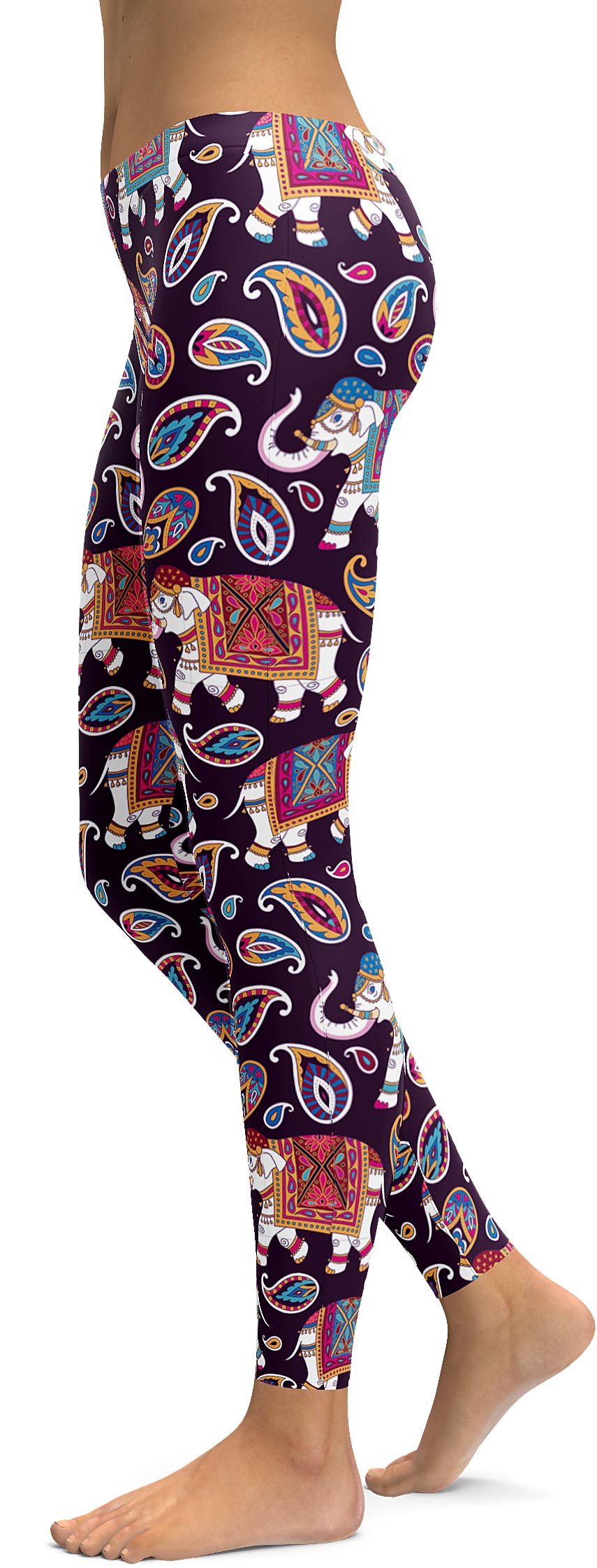 Indian Elephant Pattern Leggings