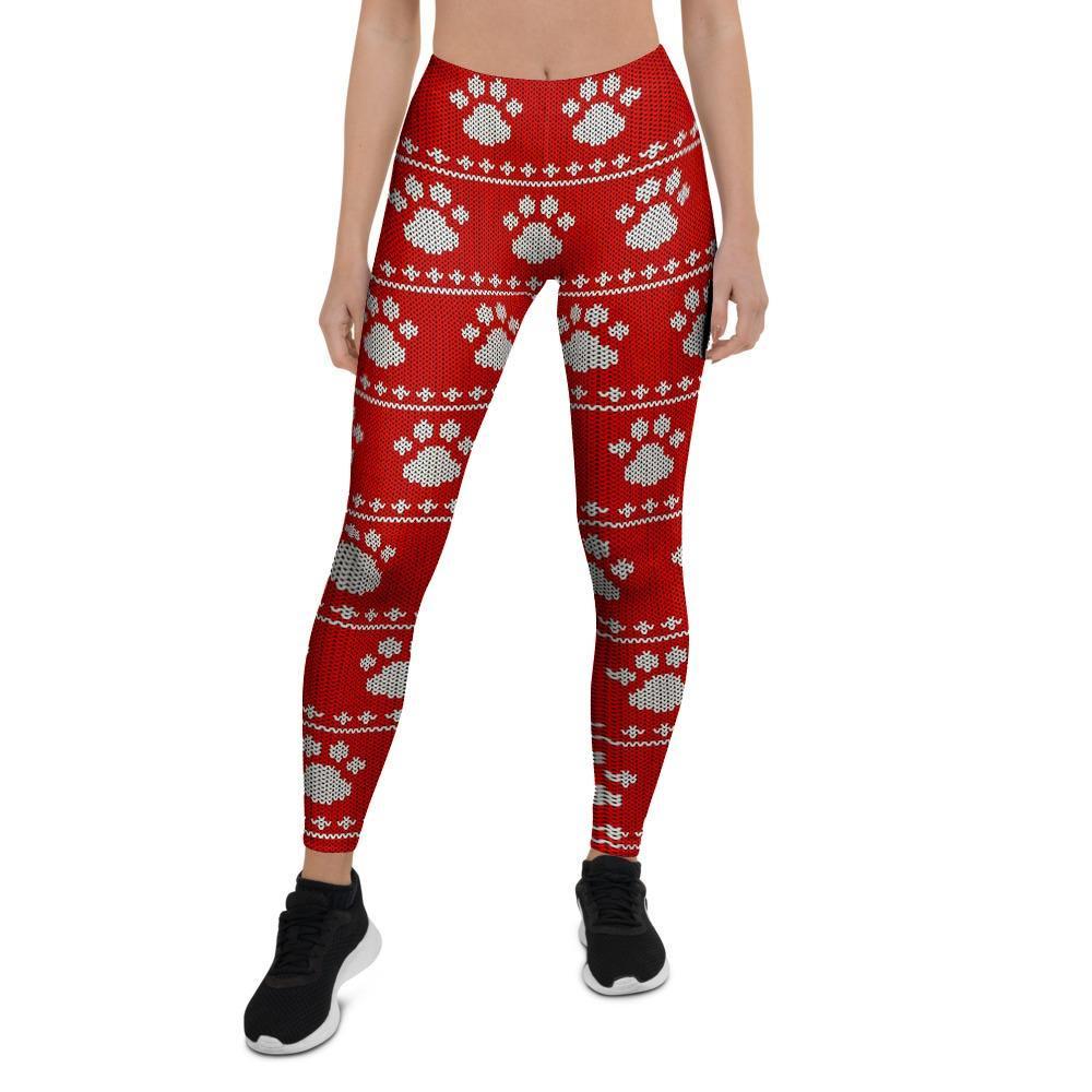 Ugly Christmas Paw Women’S Leggings