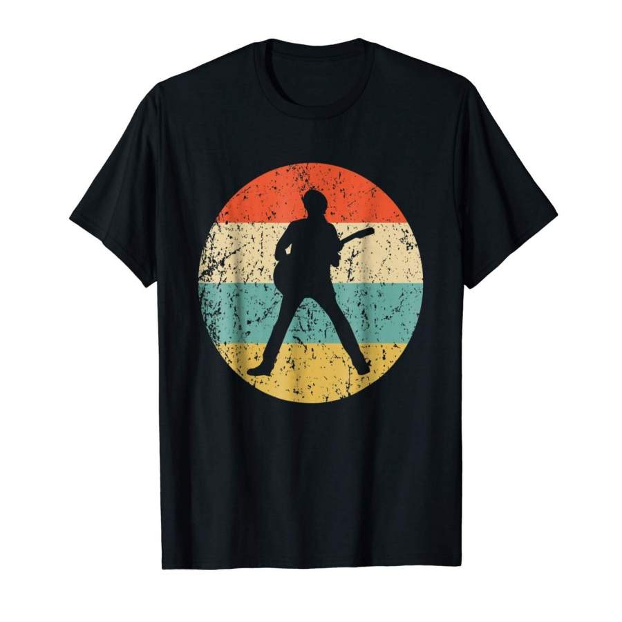 Guitar Shirt – Vintage Retro Music T-Shirt Men Fashion Cotton T Shirt