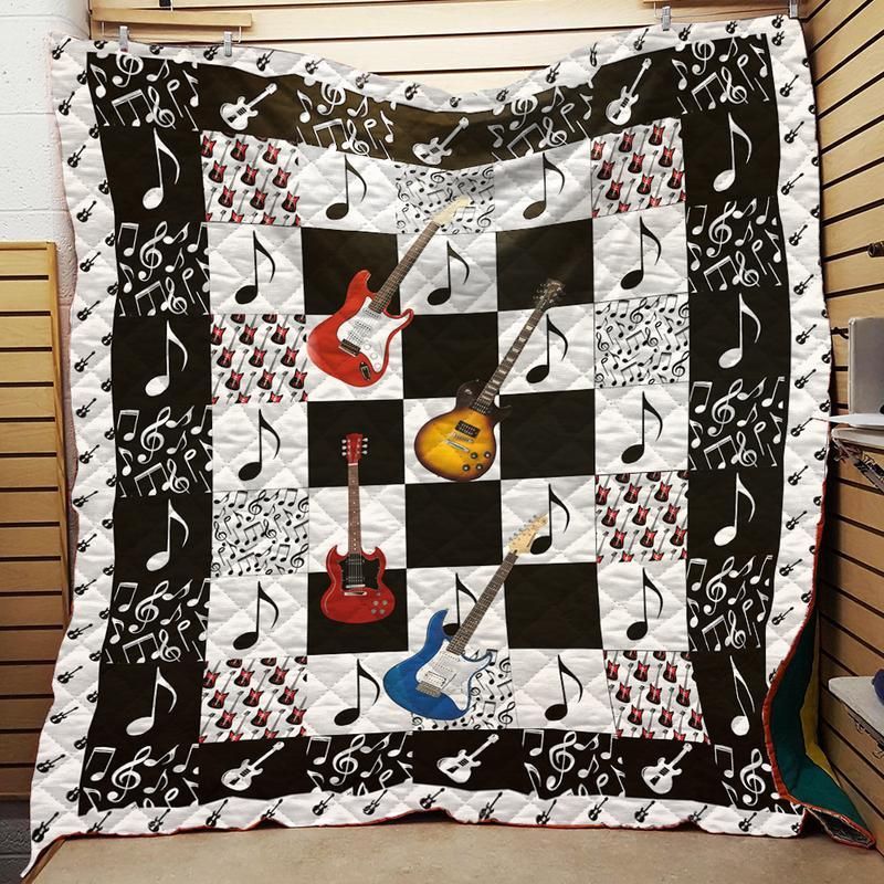 Guitarist Guitar V2 3D Quilt Blanket HGM30